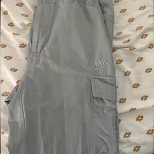 nike pants gray